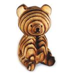 熊ボッコ 置物 小  木製 くま クマ グッズ インテリア オブジェ 北海道 お土産 くまぼっこ クマボッコ