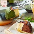 母の日 ギフト チーズケーキ 天空のチーズケーキ 食べ比べセット (抹茶 ショコラ) 誕生日 人気 バスク