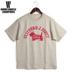 WAREHOUSE ウエアハウス クルーネック 半袖 プリント Ｔシャツ “CLIFFORD J.SCOTT” Lot.4601