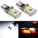 T10 T15 T16 兼用 LED バックランプ キャンセラー内蔵 led 18連  バルブ 360° DC 12ｖ対応 1000lm 6000k ２個セット
