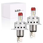 訳あり品！H4 LED ヘットライト hi/lo  車検対応 PHILIPS ZESチップ採用 12000LM バイク/車用 12V/24V 兼用 オールインワン led  ホワイト 6000K