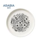 ショッピング陶器 アラビア クロッカス 101100 プレート 19cm ブラック ARABIA Krokus エステリ・トムラ お皿 皿 レンジOK 食洗機OK 陶磁器 並行輸入品 送料無料