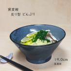 どんぶり 食器 おしゃれ 窯変紺 反