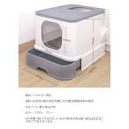 感謝祭30%OFF ペット用品 ペットグッズ 猫用品 トイレ用品 トレー トイレ容器 ラブリー 可愛い おしゃれ ピンク ブルー グレーおしゃ