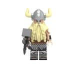 古代 中世 ヨーロッパ バイキング1体  モイスチャーマン 海賊 北欧神話 ゲルマン レゴ互換 レゴ ブロック 互換　送料無料