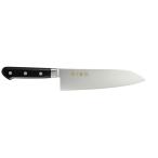 包丁 日本橋 木屋 コスミック團十郎 鎌型 三徳包丁(洋) 鍔付 割込 180mm ポリアセタール樹脂柄