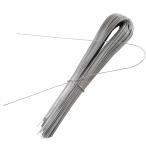 結束ワイヤー 鉄線 鉄筋固定 針金 U字線 U型 U字結束線 メッキ #21 φ0.8mm×400mm 20kg [法人様限定]
