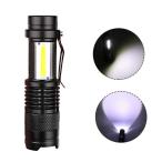  мигающий свет LED мощный миниатюрный высокая яркость USB заряжающийся ручной фонарь XPE+COB предотвращение бедствий кемпинг рабочее освещение земля землетрясение .. электро- лампа подвижный светильник .. лампа предотвращение преступления SOS мигает 