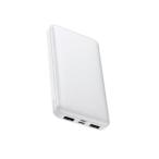 モバイルバッテリー LAZOS PD対応 10000mAh (ホワイト) 3台同時 最大22.5ｗ iPhone iPad Android L-10M-W2 PSE認証 PayPay ■