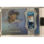 【1/1枚限定】前田健太直書きサインMLBロゴパッチ 2017 Topps Dynasty Gold MLB Logo Patch Auto
