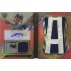 【1/1枚限定】前田健太直書きサインレターパッチ 2017 Topps Triple Threads Jumbo Letter Patch +2PC Booklet Auto