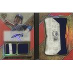 【1/1枚限定】前田健太直書きサイン特大パッチ※ホロ付き 2017 Topps Triple Threads Jumbo Hologramed Patch +2PC Booklet Auto