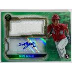 【50枚限定】秋山翔吾直筆ルーキーサイン実使用ジャージー 2020 Topps Triple Threads Game-used Jersey Green Ref RC Auto