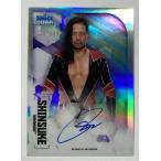 【ファーストNo. 1/199枚限定】中邑真輔直書きサイン 2020 Topps Chrome WWE Smack Down Refractor Auto