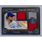 【ジャージーNo. 11/50枚限定】ダルビッシュ有直筆サイン実使用3PCジャージー 2016 Topps Museum Collection Signature Swatches Auto