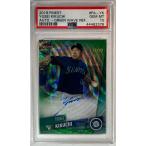 【状態完璧!ジャージーNo. 18/99枚限定】菊池雄星直書きルーキーサイン 2019 Topps Finest Green Wave Ref RC Auto PSA10