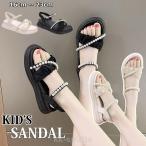 厚底 サンダル キッズ 女の子 ジュニア ビーチサンダル 16.5-22.2cm カジュアル ビーチ ジュニア 子供靴 アウトドア 子供シューズ 子供用サンダル 厚底 かわいい