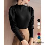 ショッピングパフスリーブ ニットセーターパフスリーブニットトップス