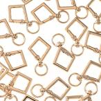 kalabina Gold 4 угол 20 шт KC золотой квадратное круг форма can имеется брелок для ключа nas campag -tsu ручная работа аксессуары металлические принадлежности AP2752