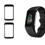 [2 шт. комплект ]Fitbit Charge 6 плёнка PET композиционный материал высота проникновение показатель Charge6 защитная плёнка 3D искривление поверхность покрытие Fit bit Charge жидкокристаллический защитная плёнка царапина предотвращение ударопрочный .