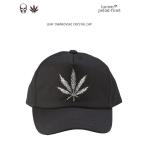 ルシアンペラフィネ　スワロフスキー　クリスタル　リーフ　カスタム　キャップ　スペシャルモデル　ブラック　 lucien pellat-finet　LEAF Cap