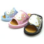 【送料無料(北海道、沖縄除く)】 ハローキティ SA4192 HELLO KITTY 健康サンダル 軽量 幅広 キティちゃん イボイボ レディース 靴 ブラック ピンク サックス