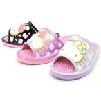 【送料無料(北海道、沖縄除く)】 ハローキティ SA4196 HELLO KITTY 健康サンダル 軽量 幅広 キティちゃん イボイボ レディース 靴 パープル ピンク ブラック