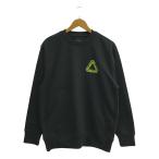 PALACE SKATEBOARDS / パレススケートボーズ | 2019AW | PALACE SPLIT P3 CREW クルーネック スウェット | M | ブラック | メンズ
