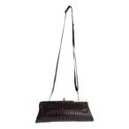 ショッピングGARCONS COMME des GARCONS / コムデギャルソン × Katsuyuki Yoshida カツユキヨシダ エンボス ショルダーバッグ