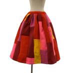 ショッピングパッチワーク COMME des GARCONS COMME des GARCONS / コムコム 製品洗い フェルト パッチワーク イージースカート