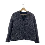 ショッピングツイード Drawer / ドゥロワー ツイード Vネックプルオーバーニット セーター