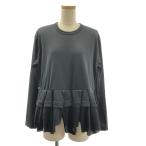 COMME des GARCONS COMME des GARCONS / コムコム ポリエステル フリル クルーネック カットソー