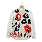 COMME des GARCONS / コムデギャルソン コットン プリント レギュラーカラー シャツ ブラウス
