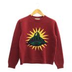 【美品】  GUCCI / グッチ | 2017AW | UFO インターシャセーター ニット | S | レッド/グリーン/イエロー | レディース