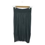 ANTEPRIMA / アンテプリマ | サイド ニット ビーズ刺しゅう スカート | 38 | ブラック | レディース