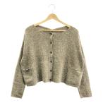 ショッピングエヴァ evam eva / エヴァムエヴァ シルク アンゴラ混 カーディガン