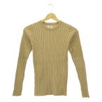 ショッピングロンハーマン RHC Ron Herman / アールエイチシーロンハーマン | ウール リブ クルーネックニット | XS | ベージュ | レディース