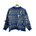 Maison Margiela / メゾンマルジェラ INTARSIA SWEATER ダメージ加工 ニット