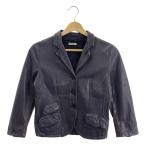 miu miu / ミュウミュウ レザー テーラードジャケット