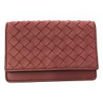BOTTEGA VENETA / ボッテガヴェネタ レザー イントレチャート コイン カードケース