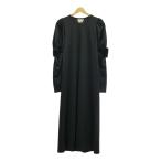 【美品】  COMME des GARCONS / コムデギャルソン | 2019AW / AD2019 | フリル パフスリーブ ジャージー ドレス ロングワンピース | M |