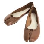 ショッピングバレエシューズ Maison Margiela / メゾンマルジェラ tabi / タビ レザー バレエシューズ 足袋