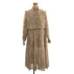 ショッピングクレマチス 【美品】  foufou / フーフー | はなたば #02 クレマチス ワンピース | 0 | ベージュ | レディース