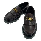 CELINE / セリーヌ トリオンフチェーン マーガレット レザー タッセル ローファー