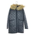 ショッピングラベンハム LAVENHAM / ラベンハム キルティング 裏ファーボア フーデッド ジャケット