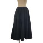 ショッピングGARCONS COMME des GARCONS COMME des GARCONS / コムコム | 2021AW | ネップウール 縮絨 タック ワイド ロングスカート | S | ブラック