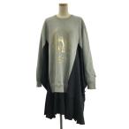 JUNYA WATANABE COMME des GARCONS / ジュンヤワタナベ プリーツ切替 スウェット ワンピース