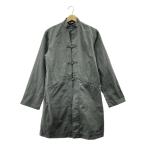 BLACK COMME des GARCONS / ブラックコムデギャルソン 染め加工チャイナロングジャケット