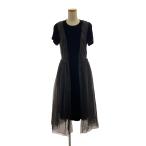 ショッピングCOMME COMME des GARCONS / コムデギャルソン ベロア チュール ドッキング ワンピース