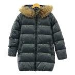 【美品】  DUVETICA / デュベティカ | KAPPA / ダウンコート フーディ / ファー着脱可 | 42 | ネイビー | レディース